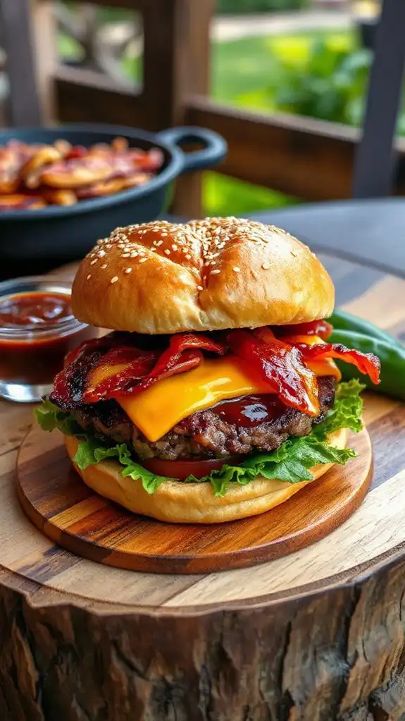 bbq bacon cheeseburger delight