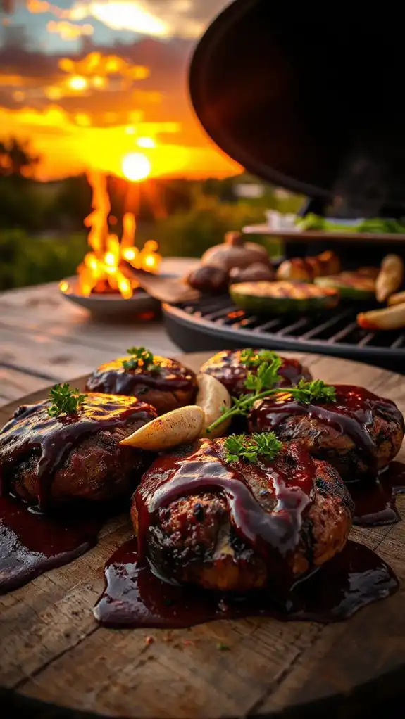 bbq flavored mushroom steaks bbq flavored mushroom steaks