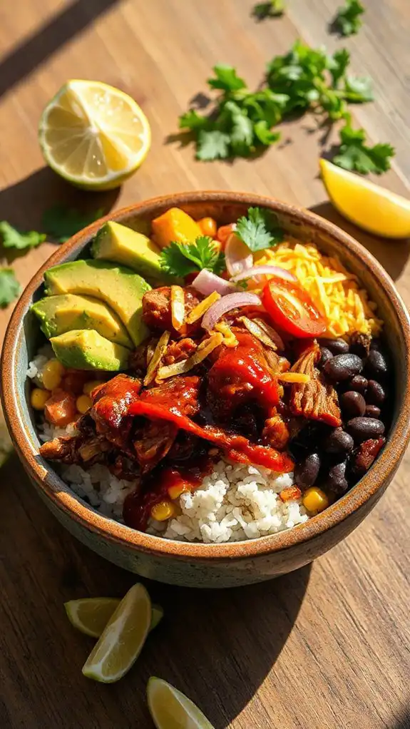 bbq pulled pork bowl