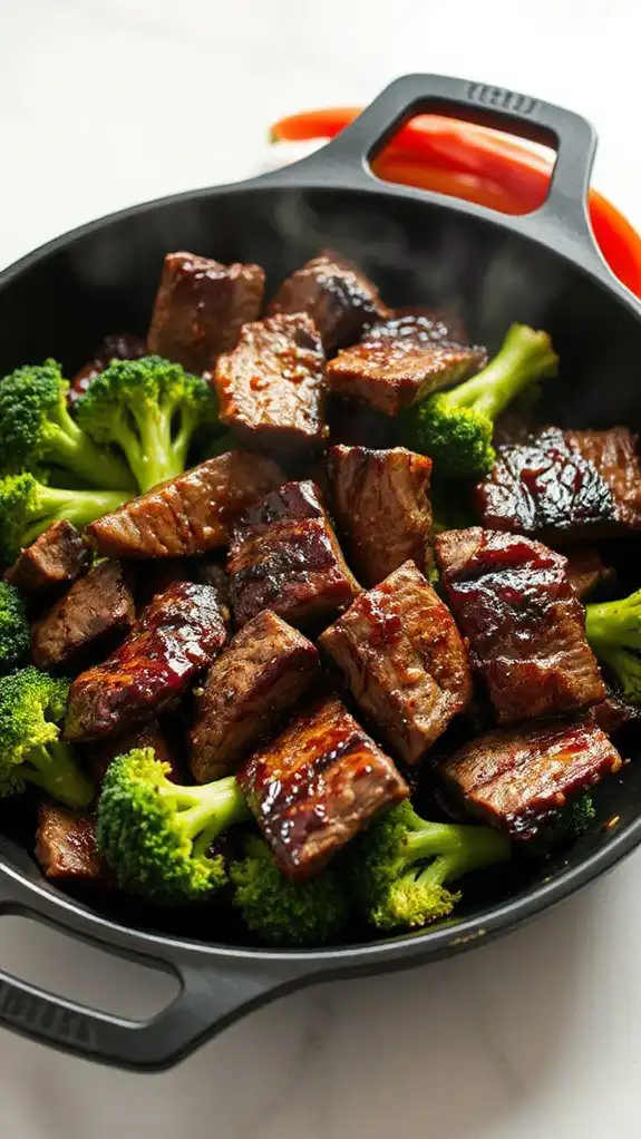 beef and broccoli dish