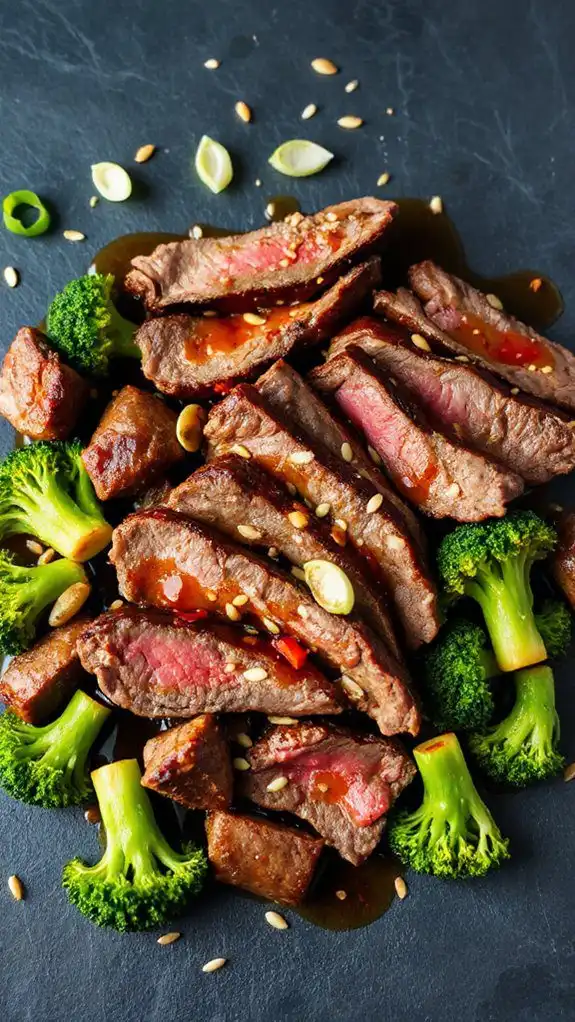 beef and broccoli dish