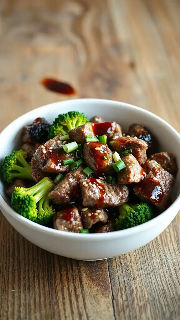 beef and broccoli dish