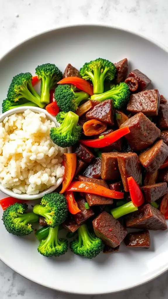 beef and broccoli stir fry