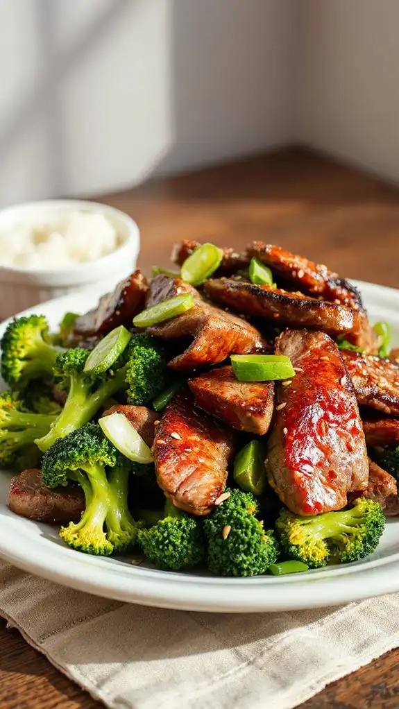 beef and broccoli stir fry