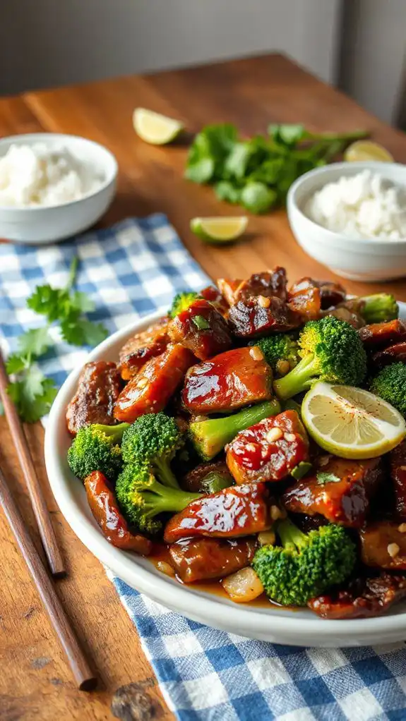 beef and broccoli stir fry