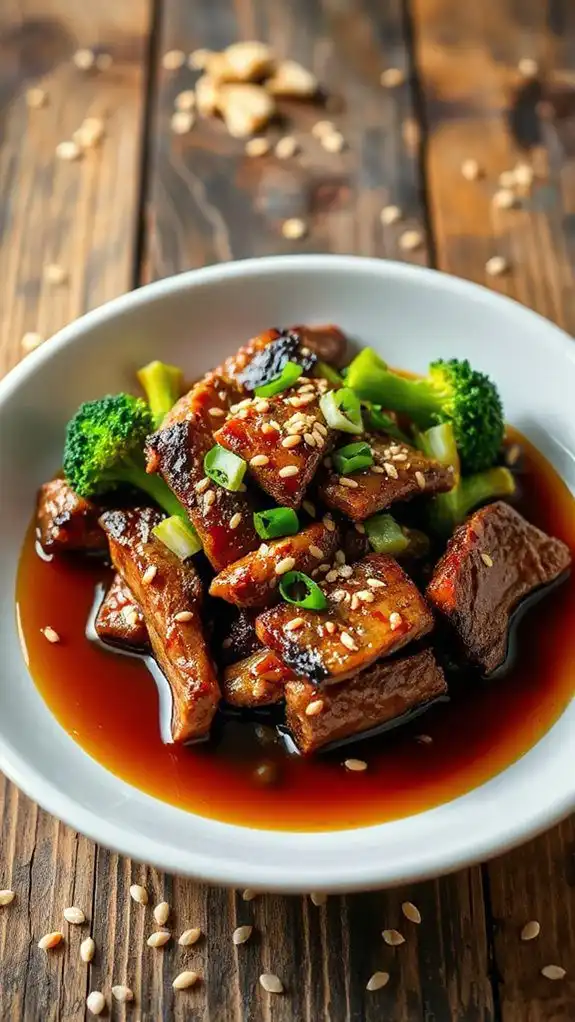 beef and broccoli stir fry