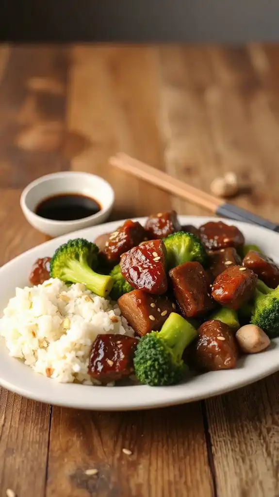 beef and broccoli stir fry