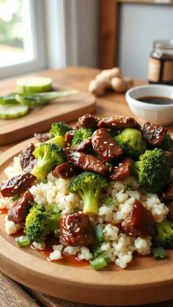 beef and broccoli stir fry
