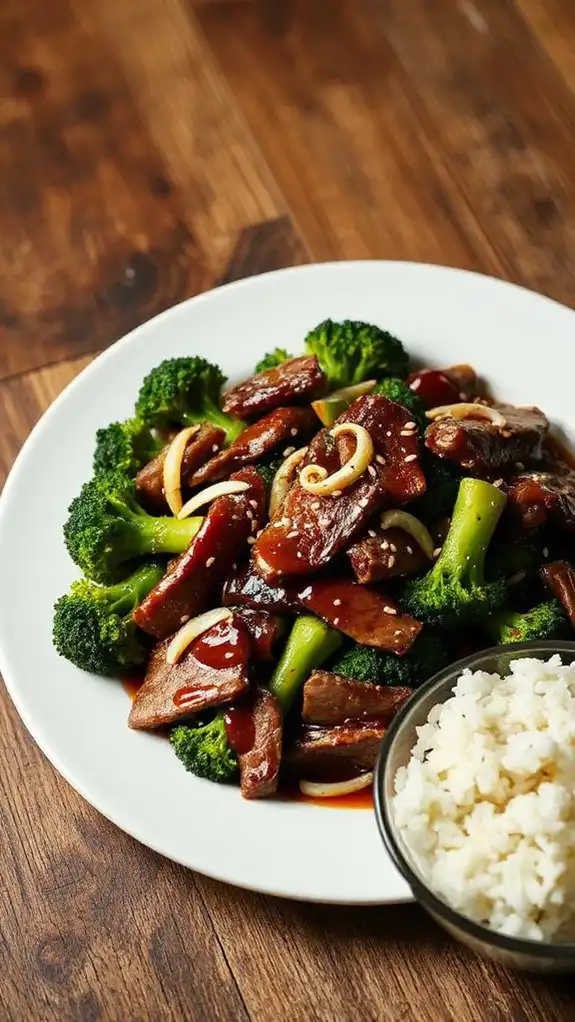 beef and broccoli stir fry