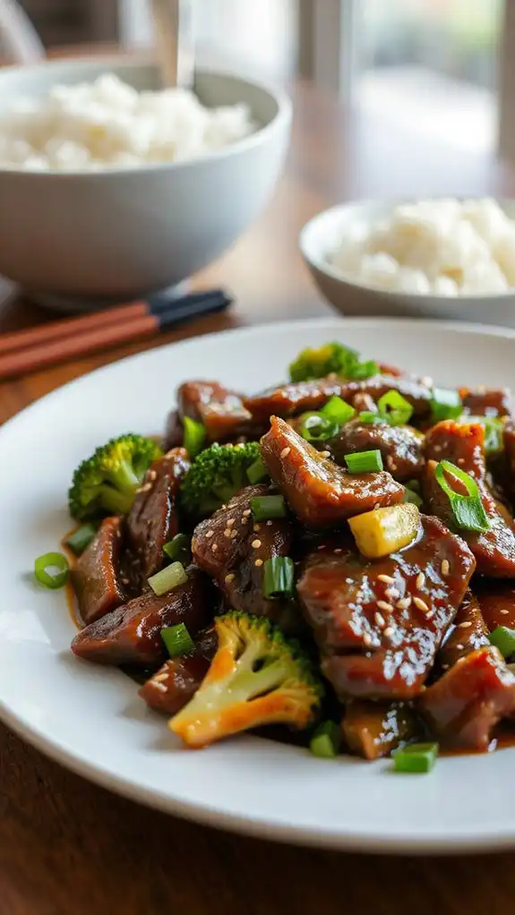 beef and broccoli stir fry