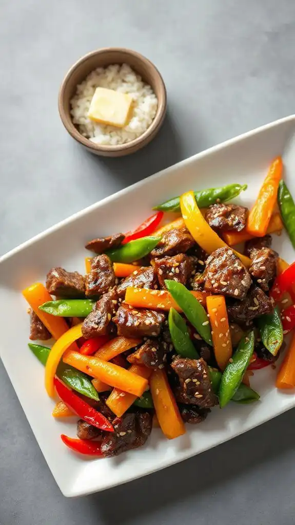 beef and vegetable stir fry