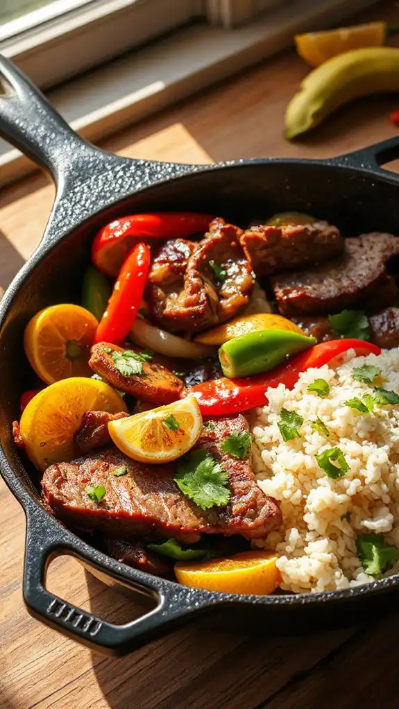 beef stir fry with lemon