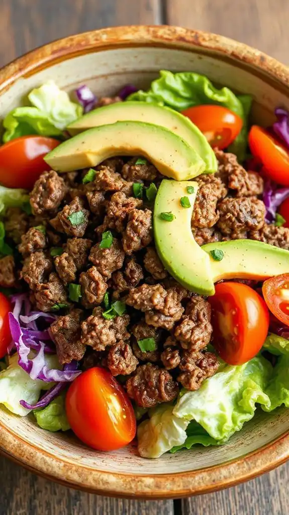 beef taco salad recipe