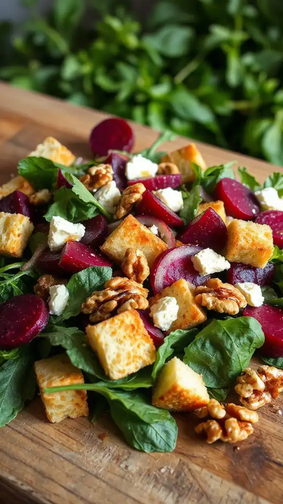 beet and arugula salad