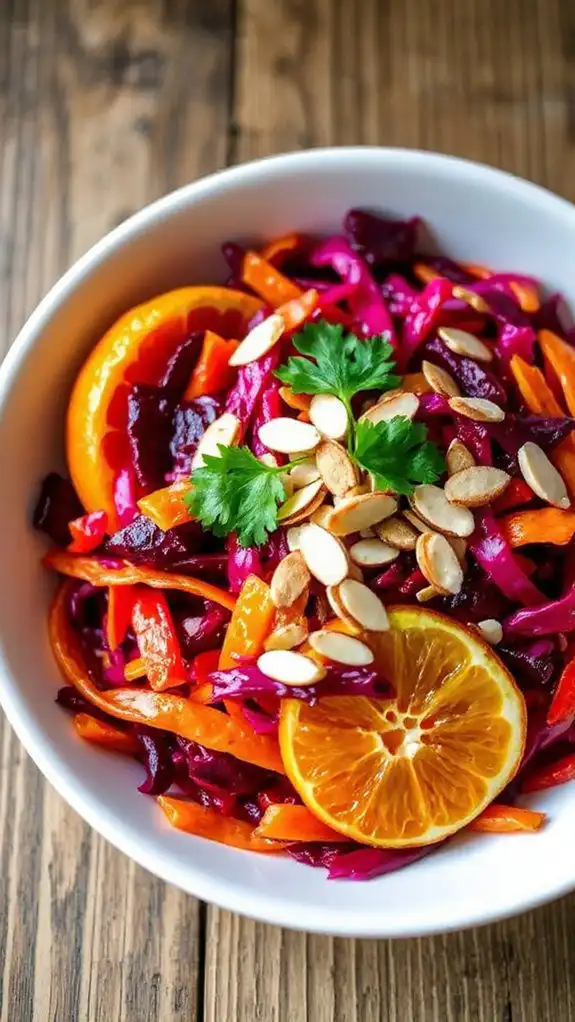 beet and citrus salad