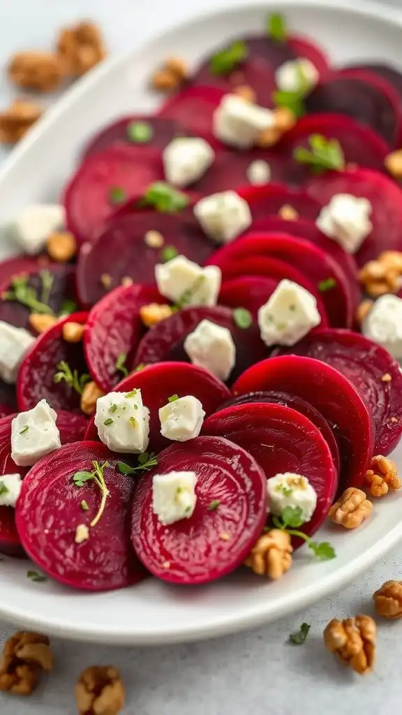beet salad with cheese beet salad with cheese