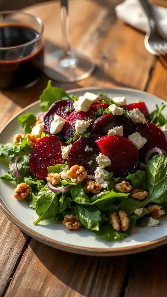 beetroot and feta combination