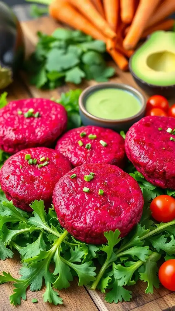 beetroot based vegetarian patties