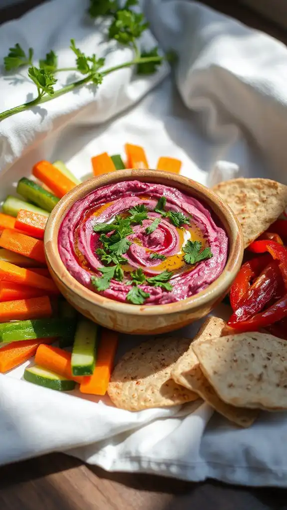 beetroot walnut dip recipe