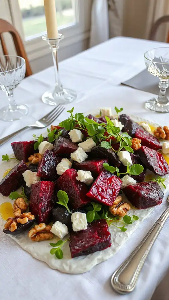 beets goat cheese salad