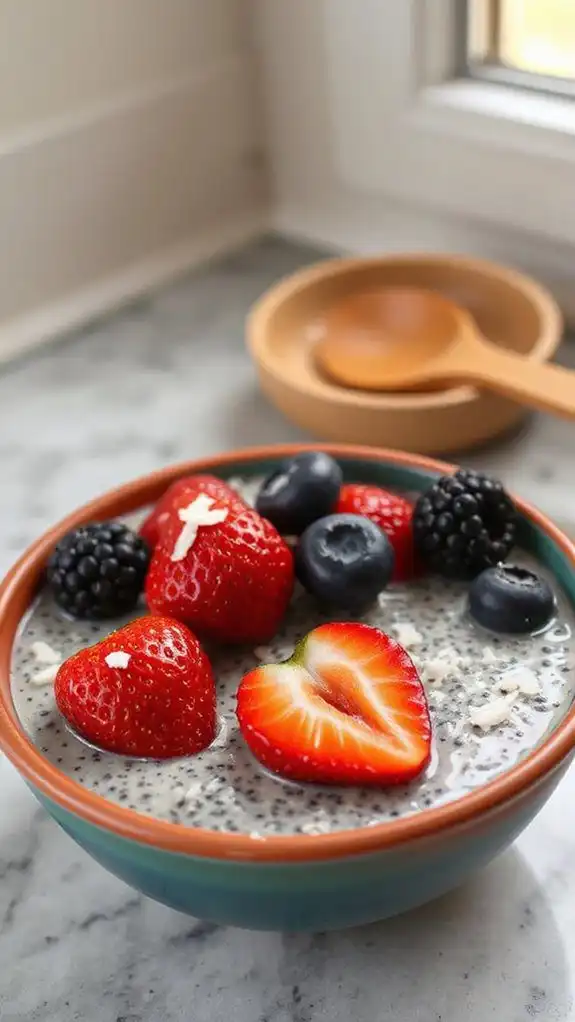 berry chia seed bowl berry chia seed bowl