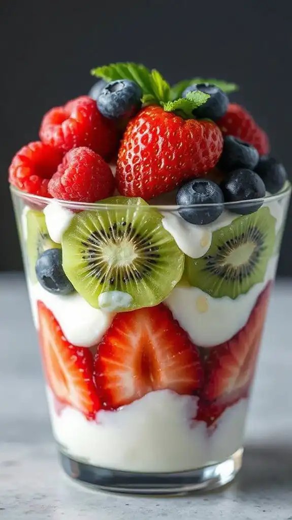 berry greek yogurt parfait