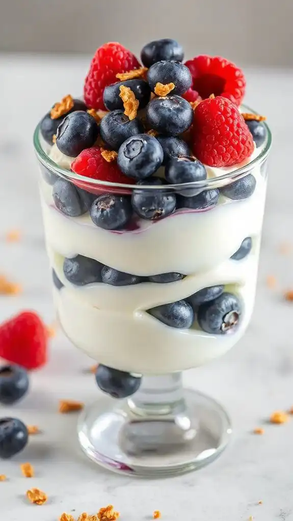 berry greek yogurt parfait