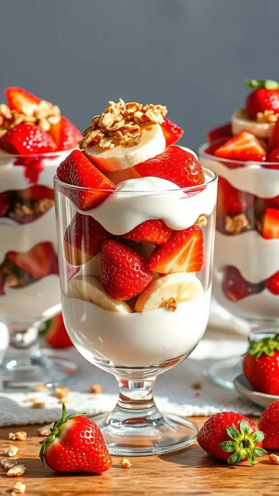 berry greek yogurt parfaits berry greek yogurt parfaits