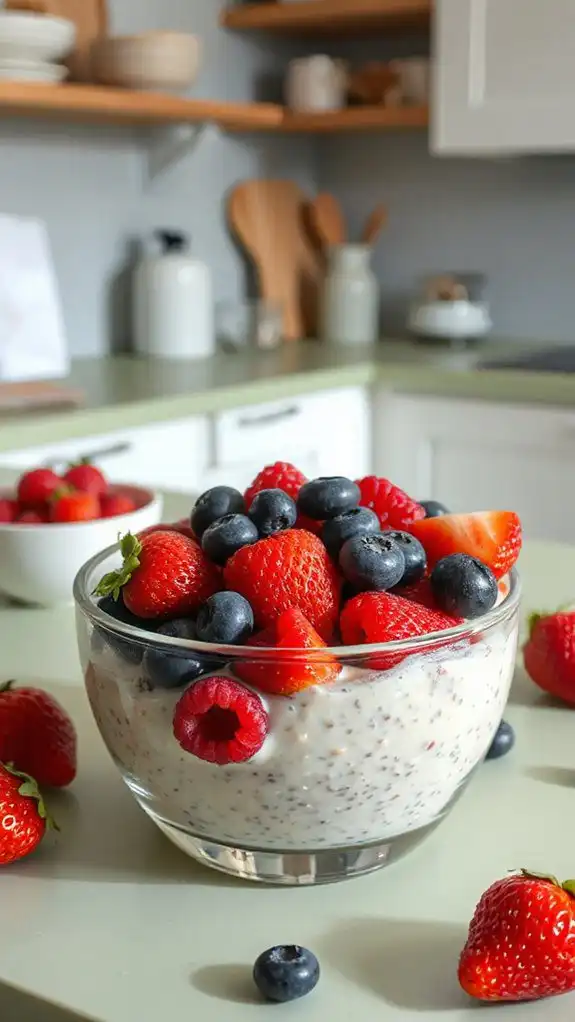 berry infused chia pudding recipe