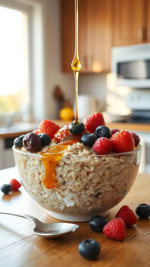 berry infused microwave oatmeal recipe