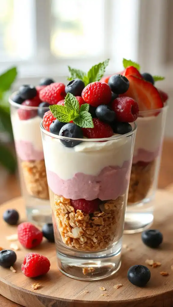 berry mousse parfait recipe berry mousse parfait recipe