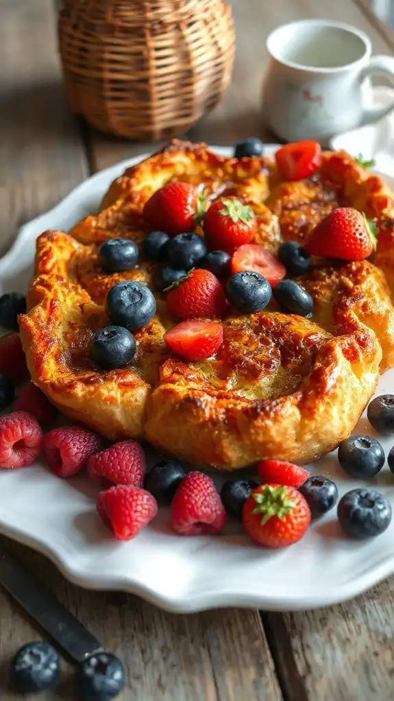 berry topped french toast casserole berry topped french toast casserole