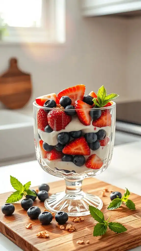 berry yogurt parfait delight
