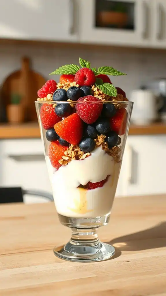 berry yogurt parfait recipe