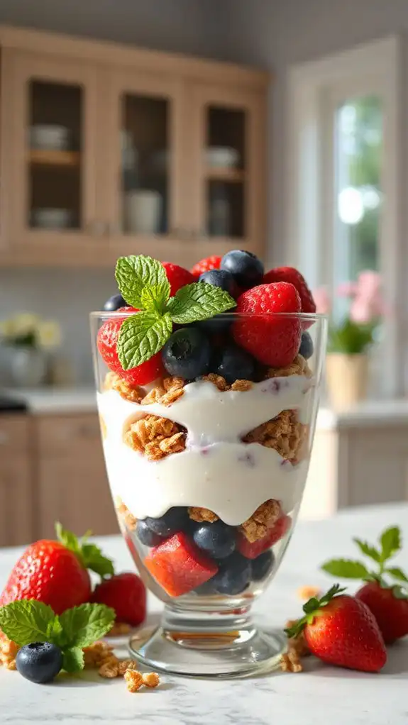 berry yogurt parfait recipe