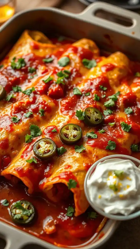 black bean cheese enchiladas