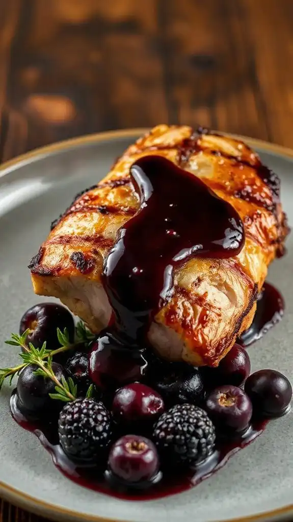 blackberry balsamic glaze preparation