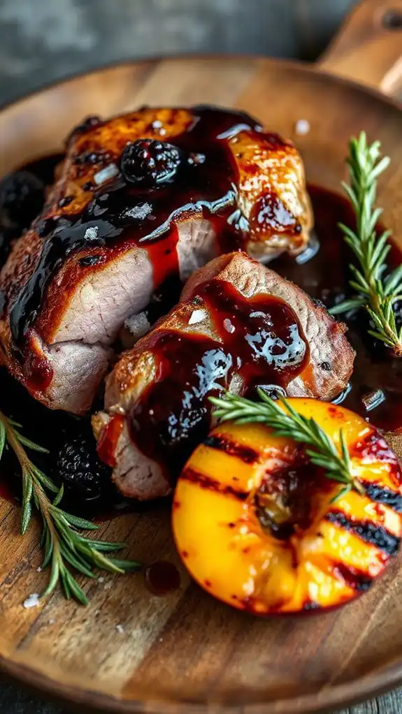 blackberry glaze preparation process