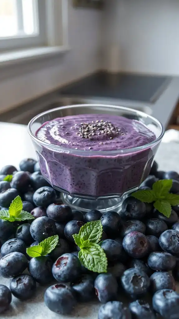 blueberry chia seed delight