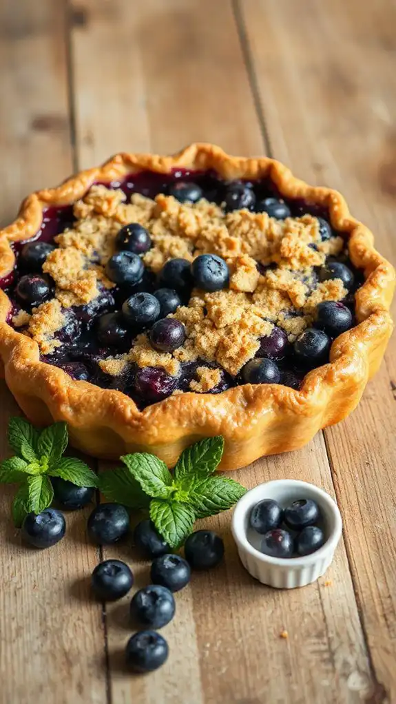 blueberry crumble pie recipe blueberry crumble pie recipe