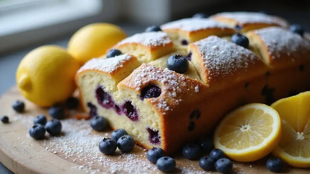 blueberry lemon flavored cake