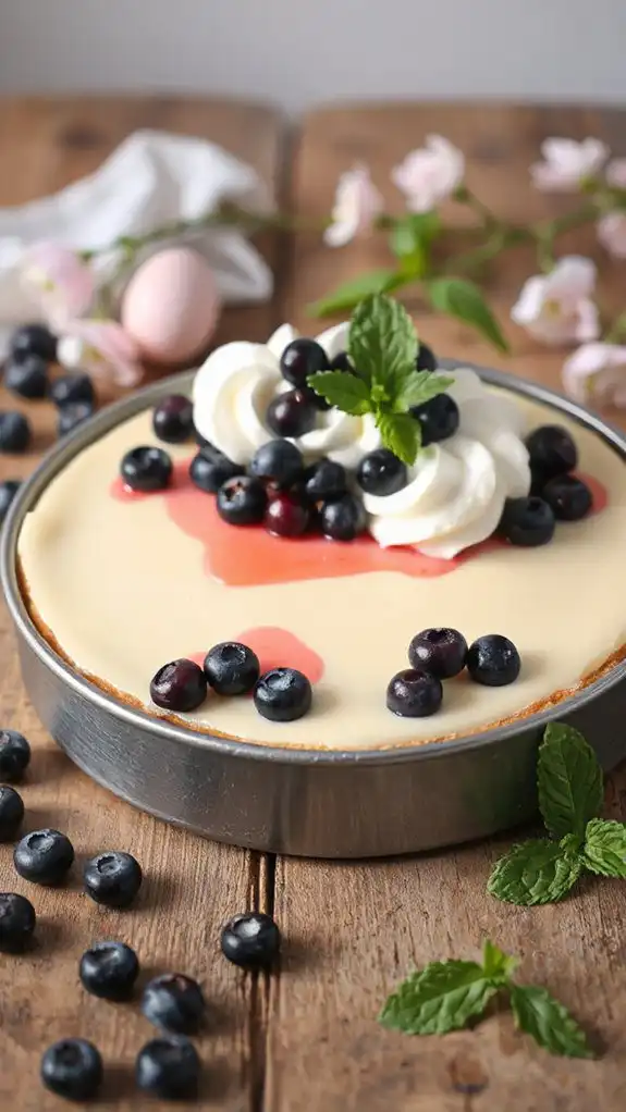 blueberry no bake cheesecake recipe