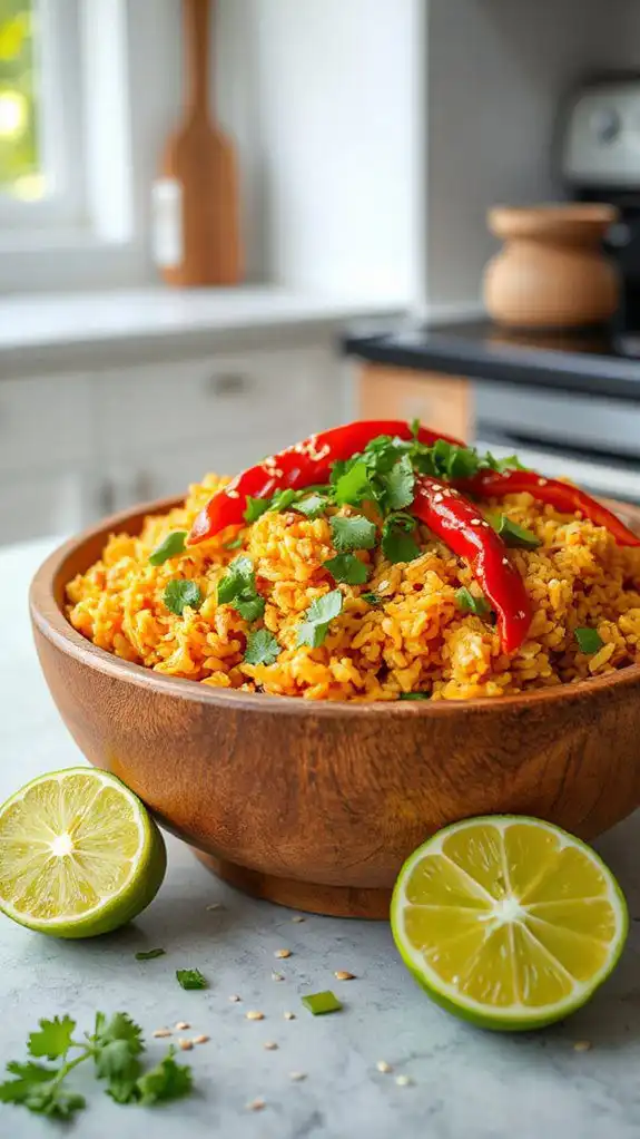bold flavored rice bowl