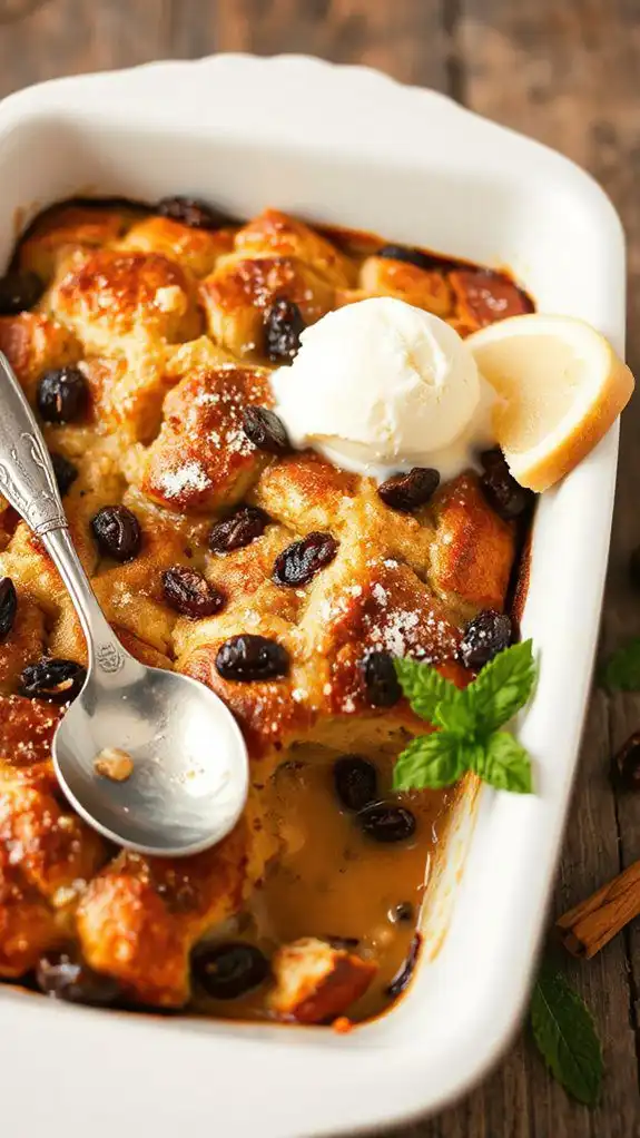 bourbon infused bread pudding