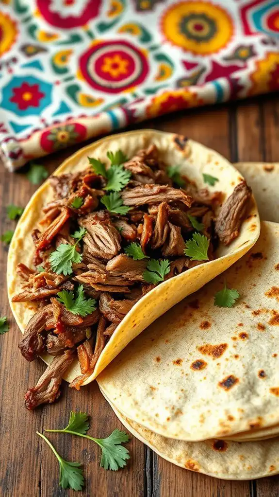braised pork shoulder tacos
