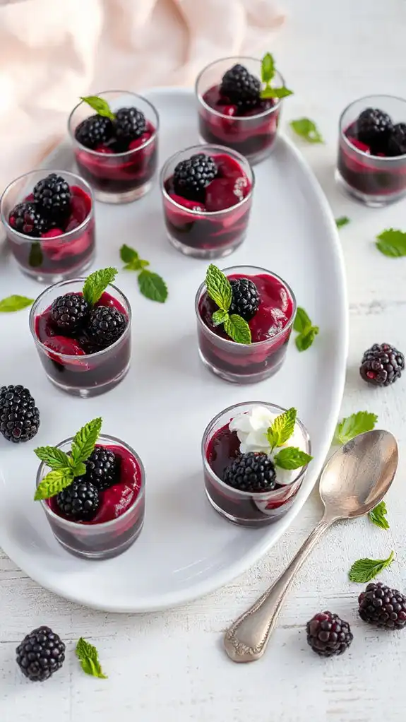 bramble pudding shot recipe