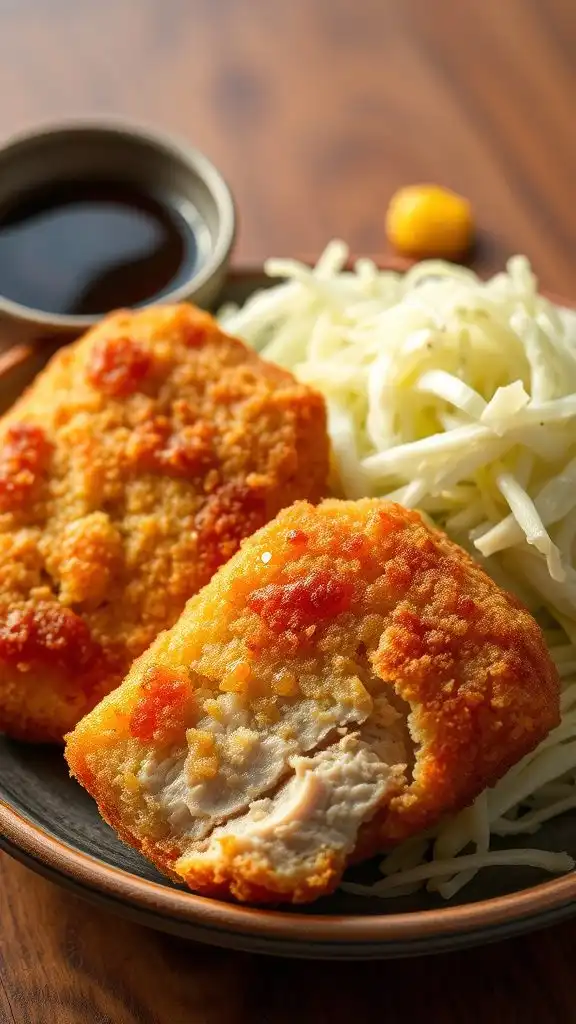 breaded pork dish