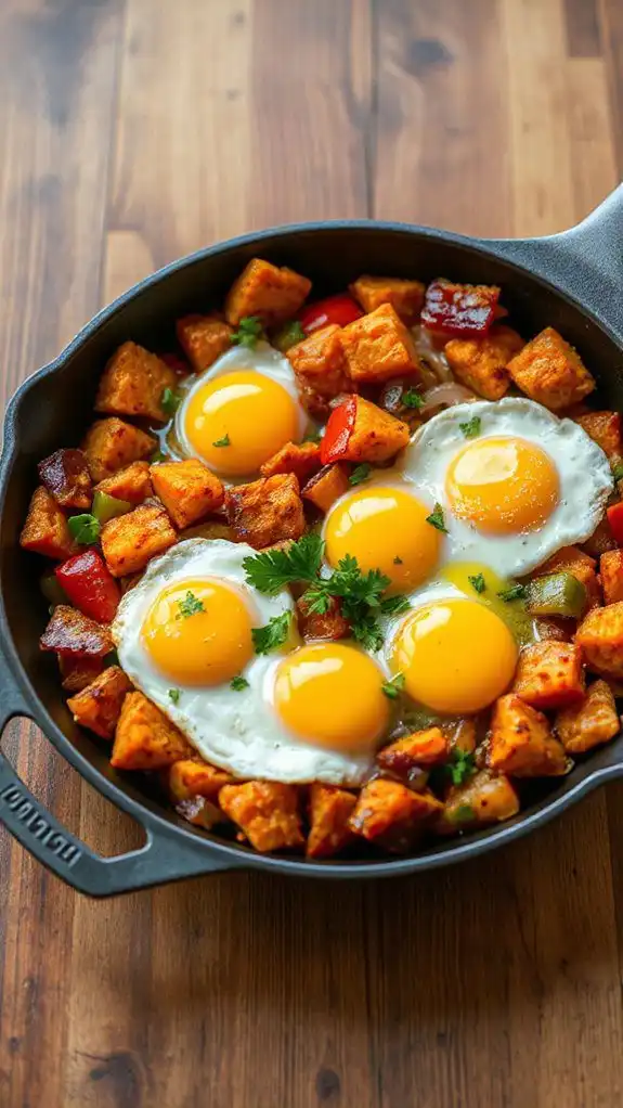 breakfast with sweet potatoes