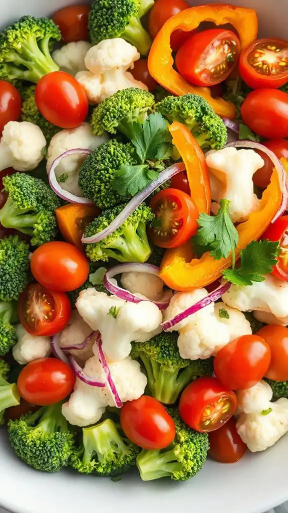 broccoli and cauliflower dish