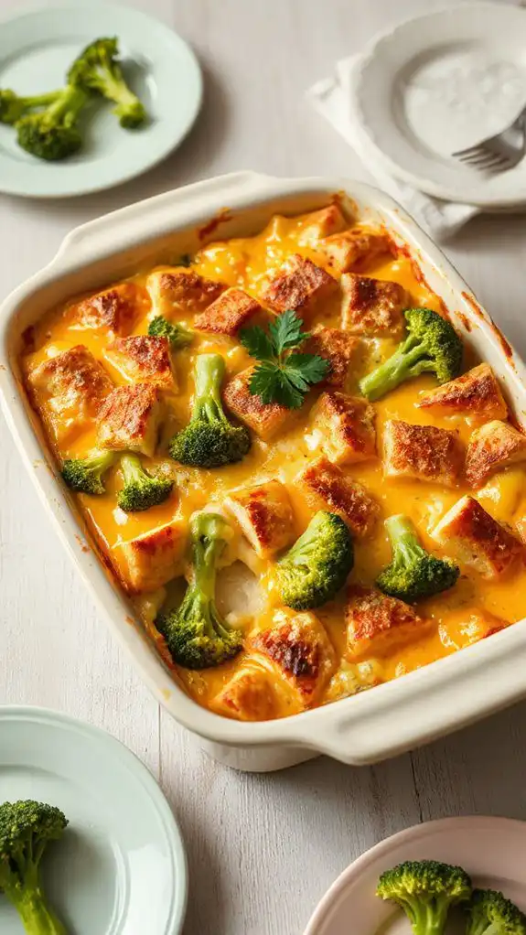 broccoli and cheddar dish